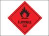 Hazard Diamond Sign Flammable Gas