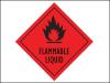 Hazard Diamond Sign Flammable Liquid