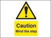 Caution Mind the step PVC A5 Sign
