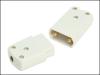 White 5 amp 2 Pin Plug & Socket
