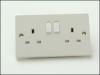 2 Gang 13amp Switched Socket