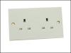 2 Gang 13amp Unswitched Socket