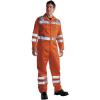 Firechief Pyrovatex Coverall with High Visibility Strips - Orange