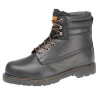 Derby Safety Boot with Double Padded Collar Black LH640SM