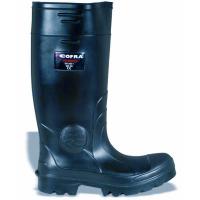 Safety Wellington Boot Tanker also in Ladies Sizes Black