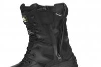Titanium High Ankle Safety Boots Non Metallic with Side Zip Black S3 Size 03 - 14