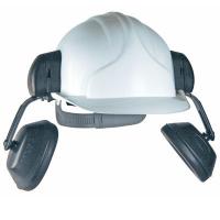 Thruxton Safety Helmet Mounted Ear Defenders (Black)