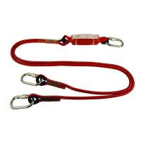 Vertex 8120 Fall Protecion Twin Leg Energy Absorbing Rope Lanyard