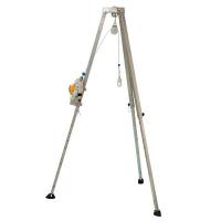 Aluminium Rescue Tripod for Confined Spaces Complete with a 9.5m Fall Arrest Block DB-A2  18M