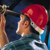 Reduced Peak Roofer Safety Helmet