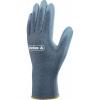 Polyamide Knitted Glove with PU Coated Palm and Fingertips VE702GR Gauge 13