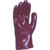 PVC7327 Red PVC Coated Safety Work Glove 27CM Length