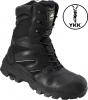 Titanium High Ankle Safety Boots Non Metallic with Side Zip Black S3 Size 03 - 14